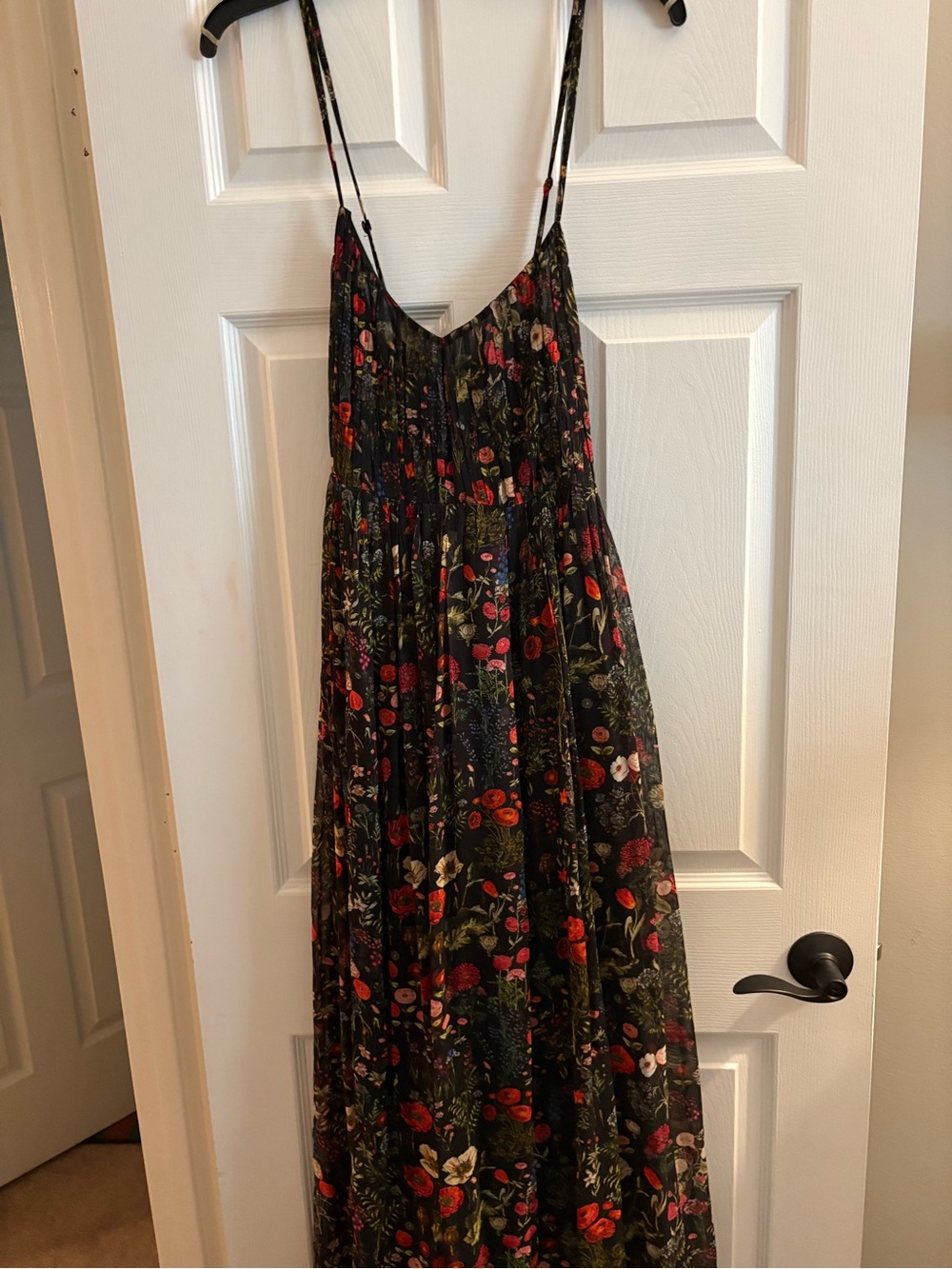 Floral evening gown